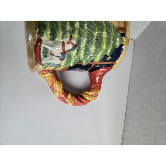 Susan Winget Mug Christmas Certified International 3D Ceramic Tree Fireplace Cup - Picture 16 of 16